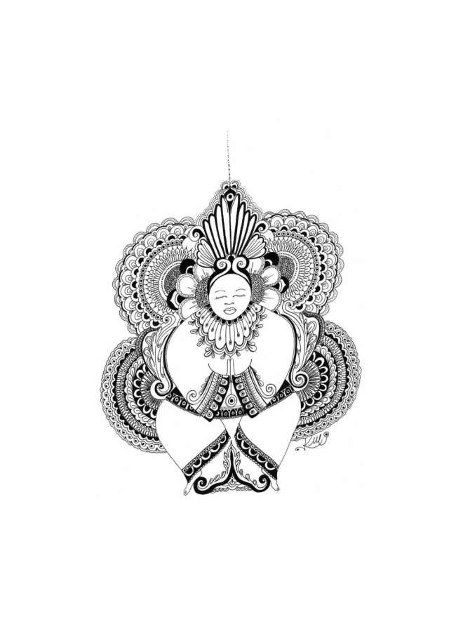 Rituel sacré - tirage d'art