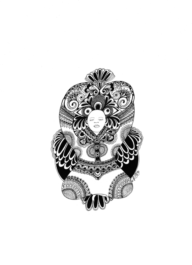 L'oiseau totem - tirage d'art