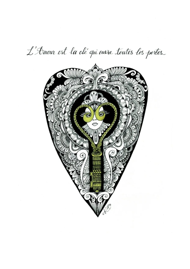 La clé du monde - tirage d'art