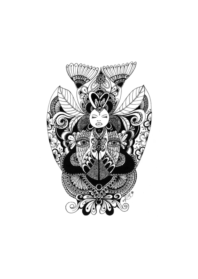 Regard conscient - tirage d'art