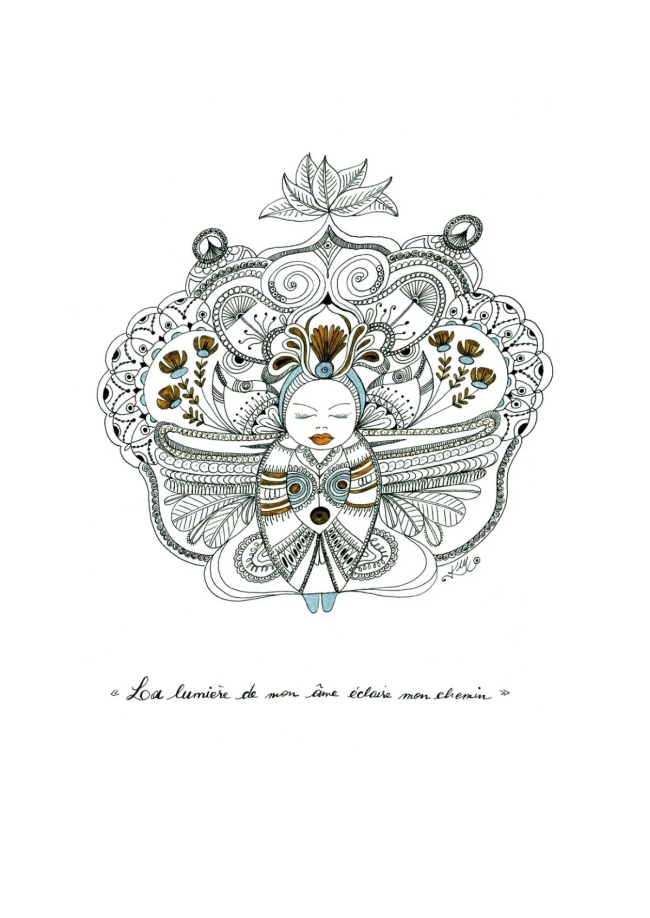 La lumière de mon âme - tirage d'art