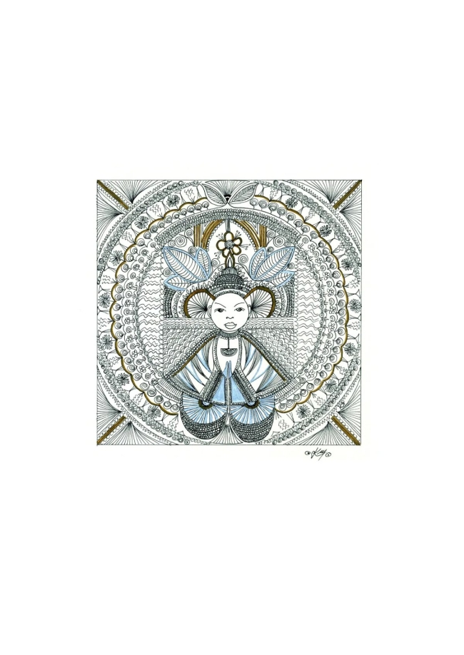 L'enfant sacré - tirage d'art